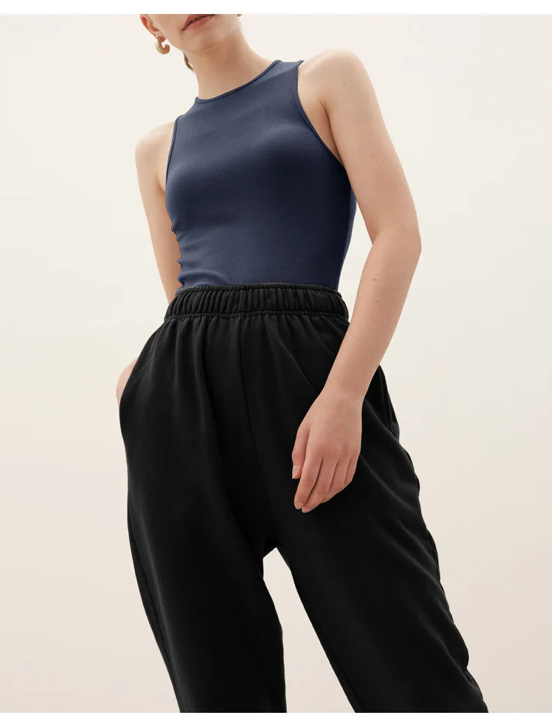 Soft Viscose Corset Top Women Bodycon Sleeveless Streetwear Gym Yoga Sports Tops and Tees Elegant and Youthful Woman Blouses