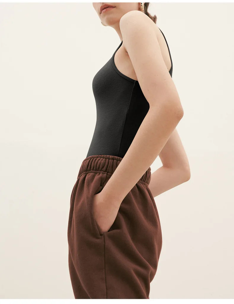 Soft Viscose Corset Top Women Bodycon Sleeveless Streetwear Gym Yoga Sports Tops and Tees Elegant and Youthful Woman Blouses
