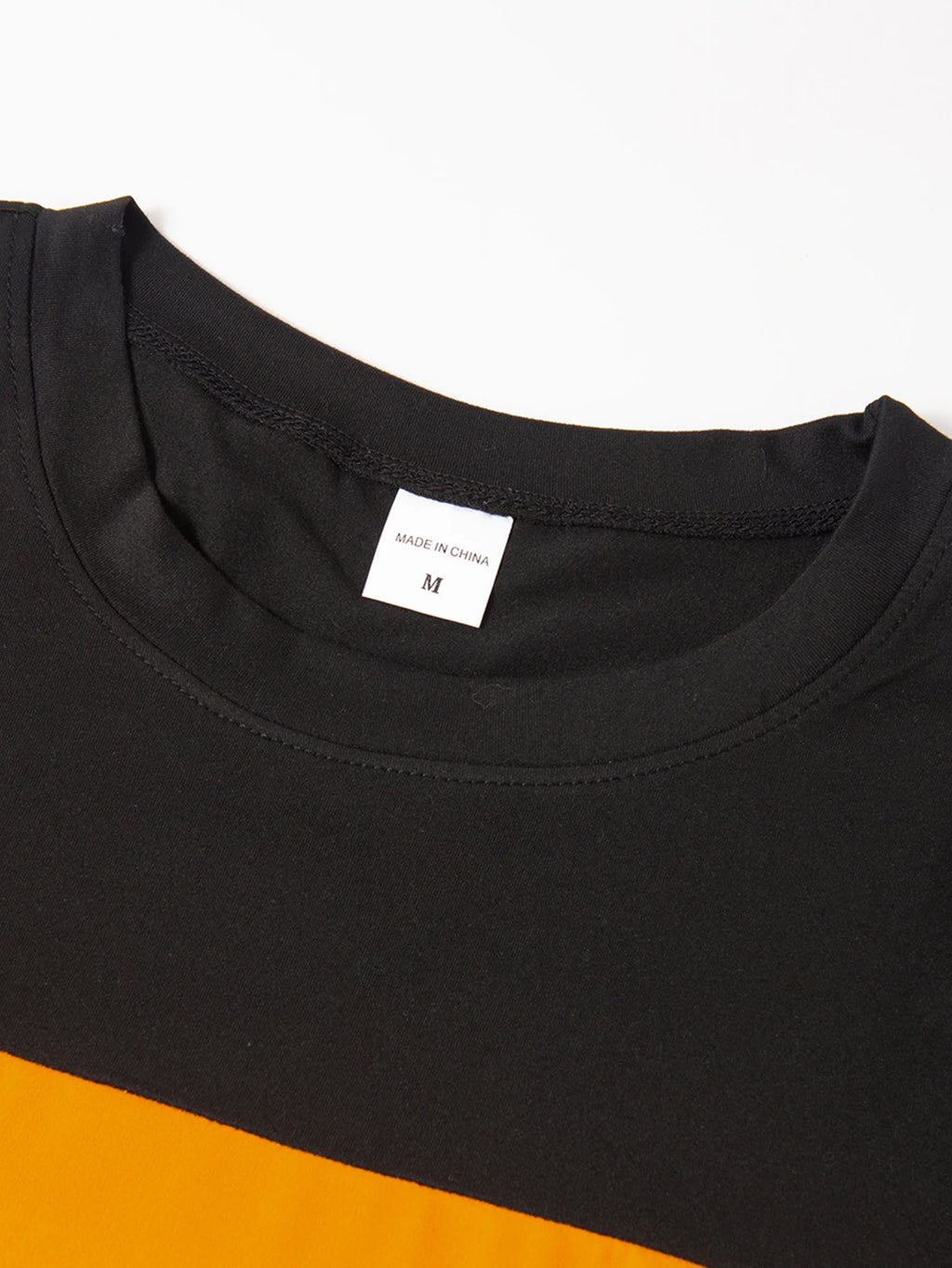 Spring Autumn Men's Color Matching Casual Fashion Sports Gym Beach Holiday Round Neck Long Sleeve O-neck T-Shirt Male Clothing