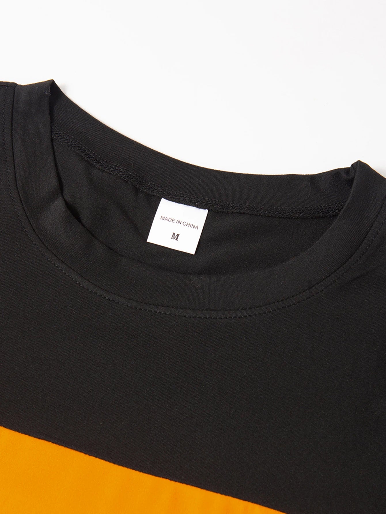 Spring Autumn Men's Color Matching Casual Fashion Sports Gym Beach Holiday Round Neck Long Sleeve O-neck T-Shirt Male Clothing
