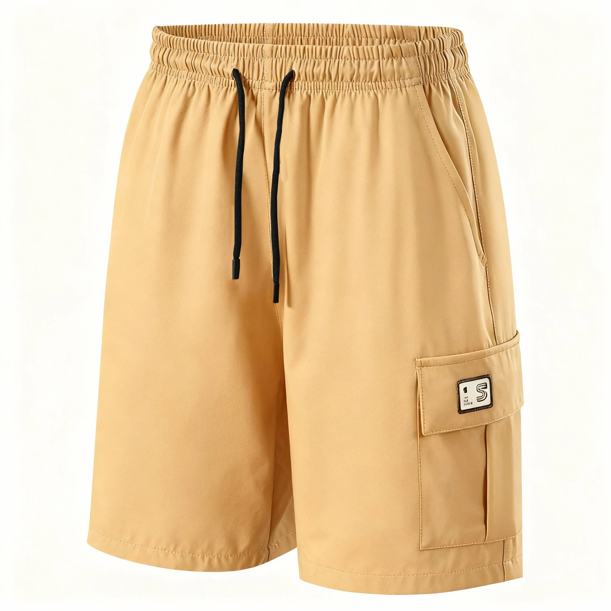 Men's Ice Silk Cargo Shorts Summer Loose Straight Knee Length Breathable Quick Dry Casual Sports Shorts Plus Size Multi Color Av