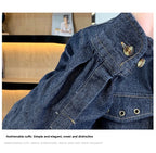 New Men's Denim Shirt Pure Cotton Washed Fashion Top Youth Style Japanese Design Autumn Collection Slim Fit Long Sleeve Casua...