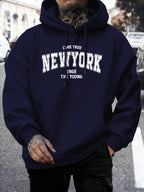 Come Ture New York 1968 The Young Printed Man Pullover Trendy Fleece Hoodie Autumn O-Neck Clothes Crewneck Male Sportswear