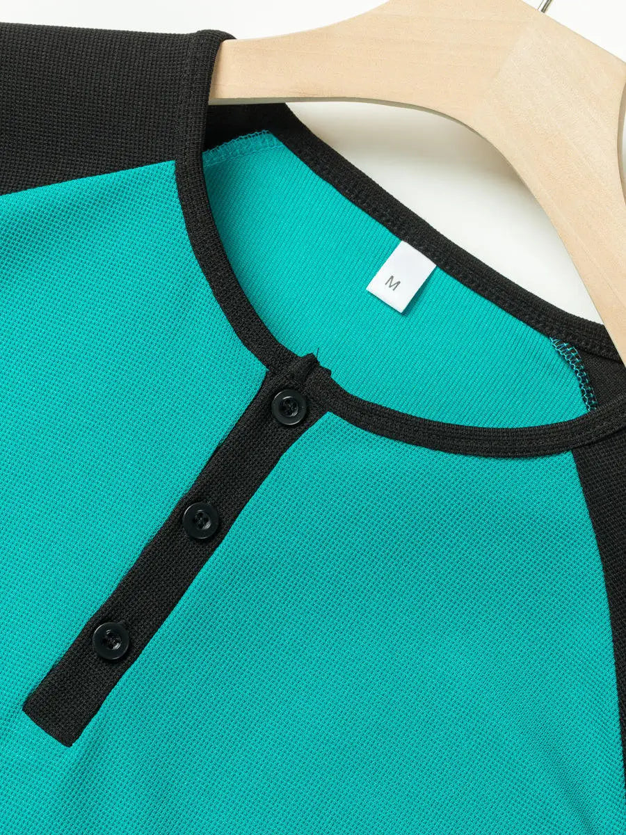 Men's Summer Quick-dry  Shirt Button-down Henry Collar Sport  Top Thin Cool Sensation Pure Color Other Style