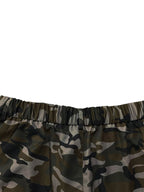 Summer new men's fashionable workwear shorts, outdoor casual camouflage shorts, five quarter pants for men