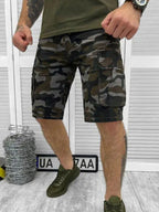 Summer new men's fashionable workwear shorts, outdoor casual camouflage shorts, five quarter pants for men