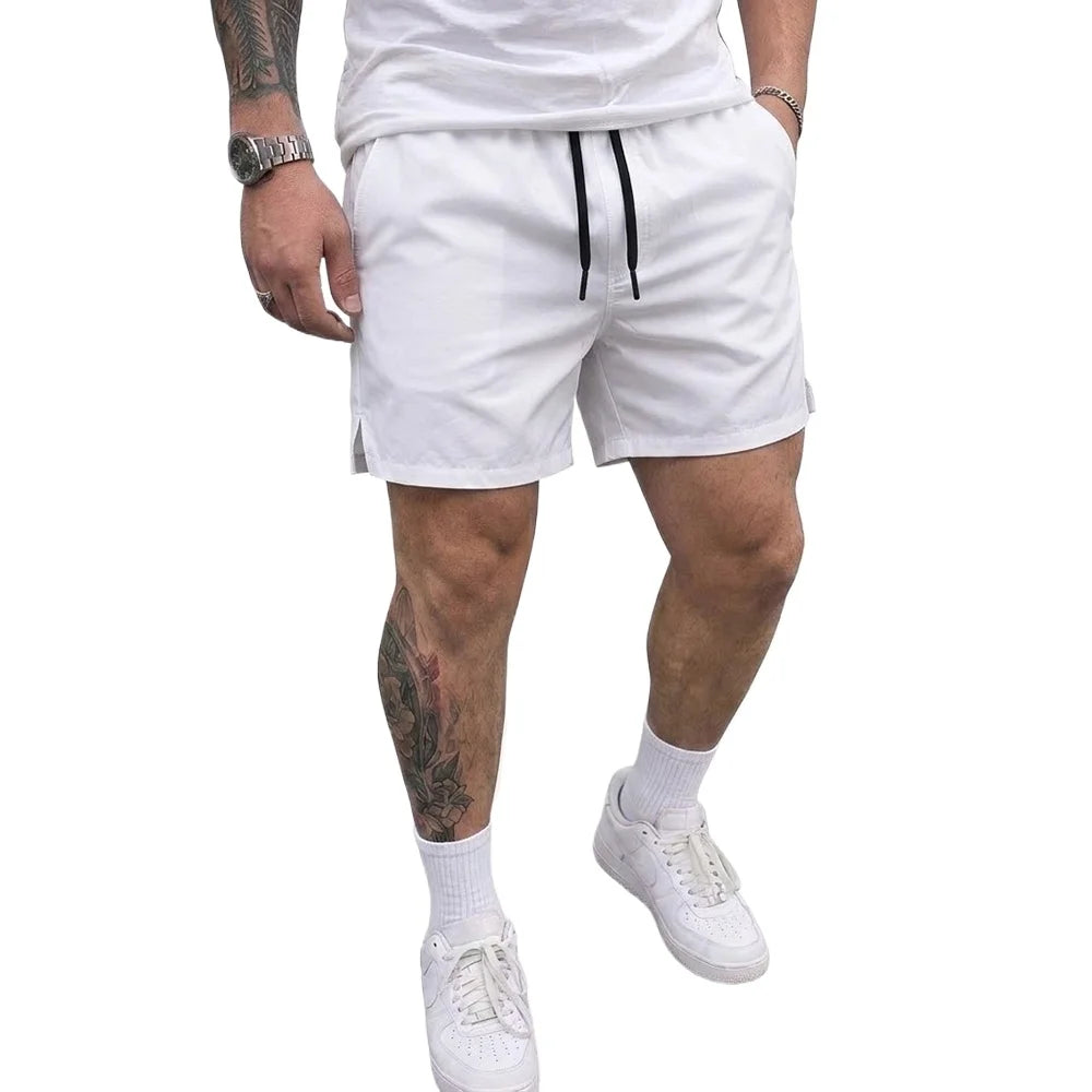 Mens Summer Outdoor Sports Shorts Quick Dry Athletic Workout Shorts with Pockets Lightweight Running Gym and Casual Beach Pants