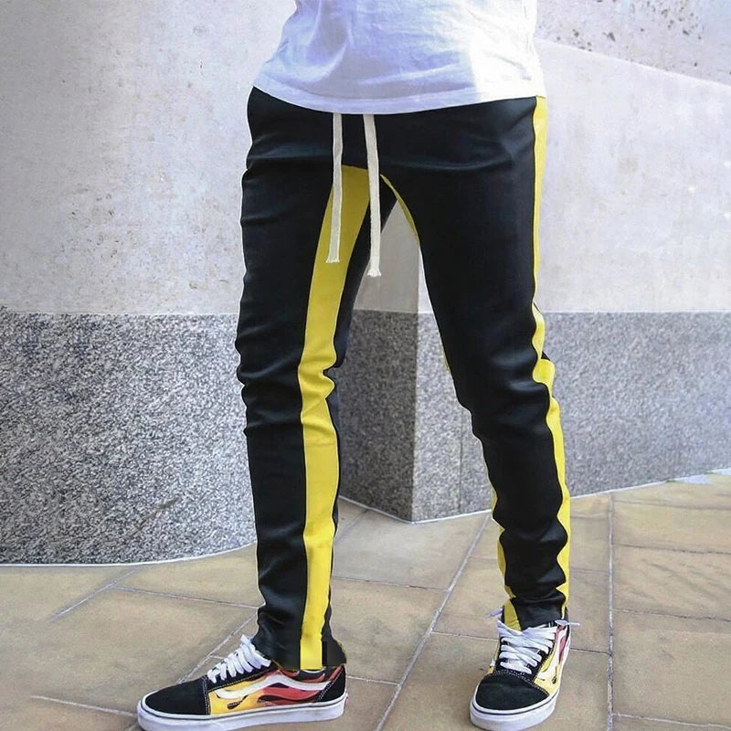 Casual Fashion Pants Men Sportwear Track Tracksuit Gyms Fitness Trousers For Men Hip Hop Black Clothing Joggers Sweatpants Men