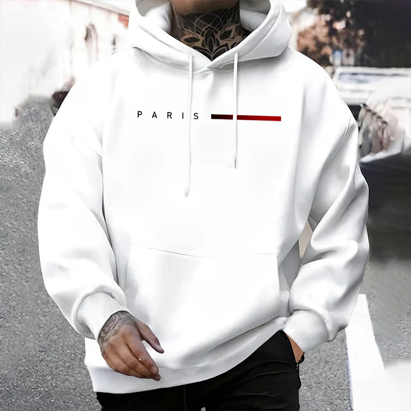 Autumn Winter Casual Daily Sports Clothing Fashion Sweatshirts Hot Sales Men's Tracksuit Hooded Mens Printing Quality Simplicity