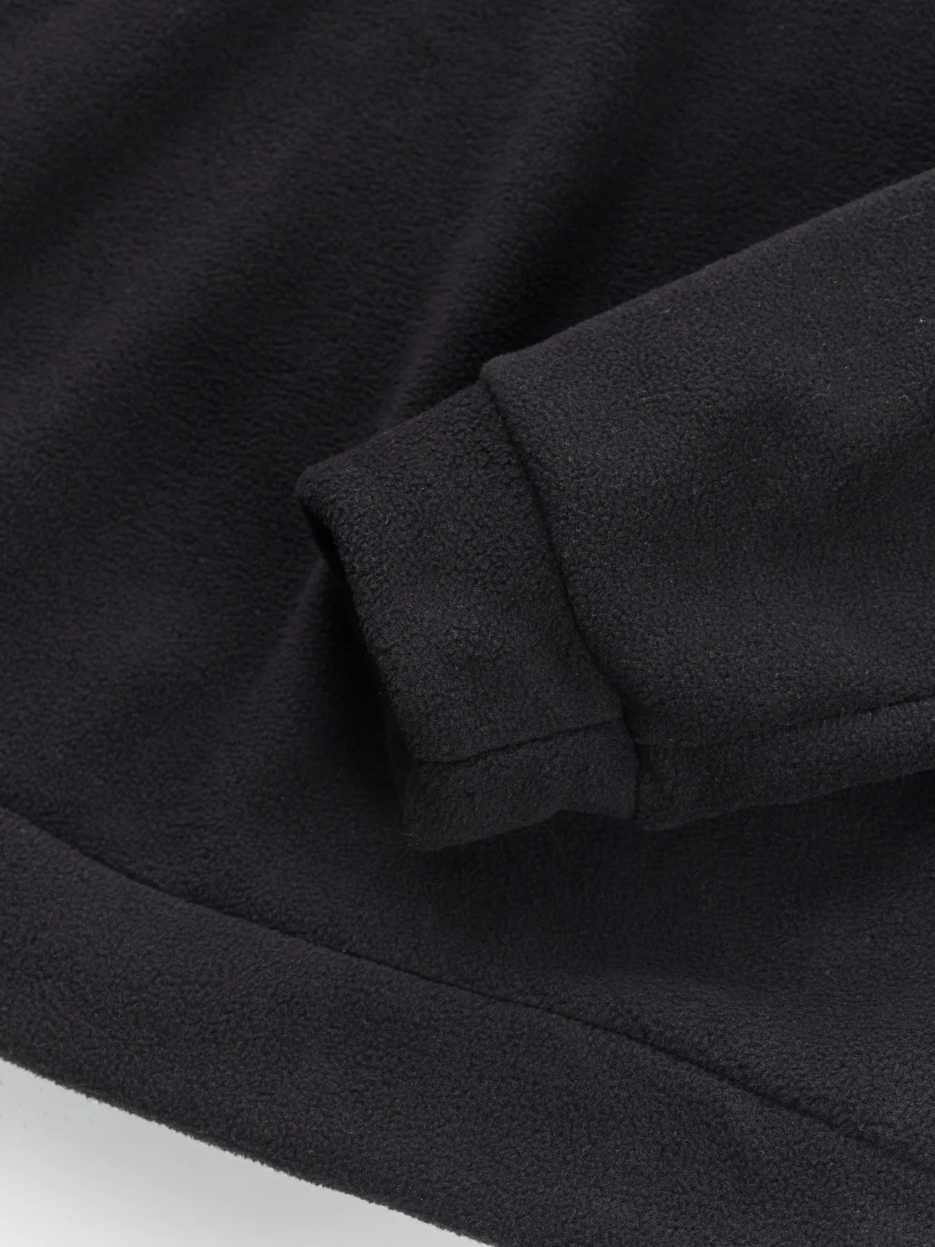 2025 New Men's Double-sided Fleece Half-Zip Casual Hoodie Jacket Autumn Winter Polyester Fiber Sporty Loose Fit Fashion Urban