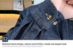 New Men's Denim Shirt Pure Cotton Washed Fashion Top Youth Style Japanese Design Autumn Collection Slim Fit Long Sleeve Casua...