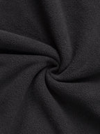 2025 New Men's Double-sided Fleece Half-Zip Casual Hoodie Jacket Autumn Winter Polyester Fiber Sporty Loose Fit Fashion Urban