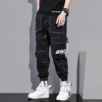 Summer Thin Workwear Loose-Fit Men's Casual Pants Korean Style Trendy Brand Plus Size Versatile Pocket Comfortable Pants