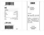 Semir Short Sleeve T-Shirt Women Cropped Petite-Friendly Elegant 2025 New Summer Embroidered Slim Fit Cardigan Versatile