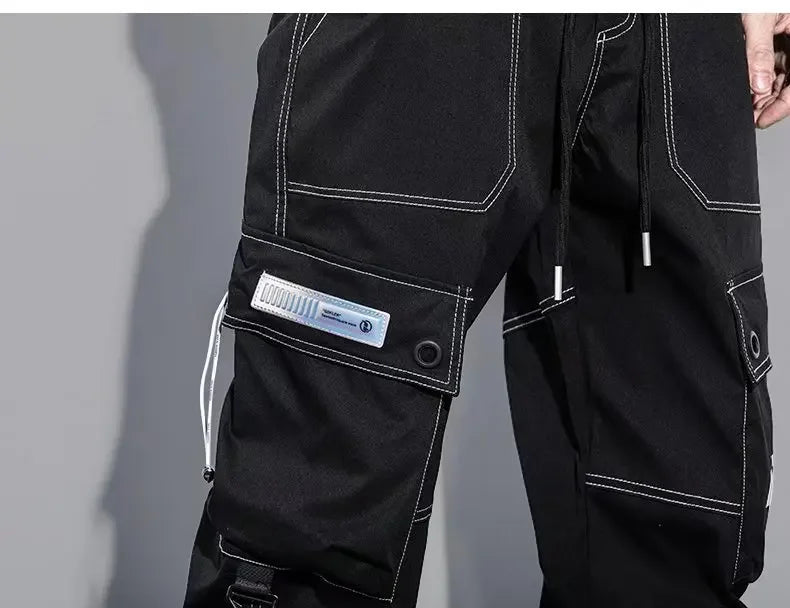 Summer Thin Workwear Loose-Fit Men's Casual Pants Korean Style Trendy Brand Plus Size Versatile Pocket Comfortable Pants