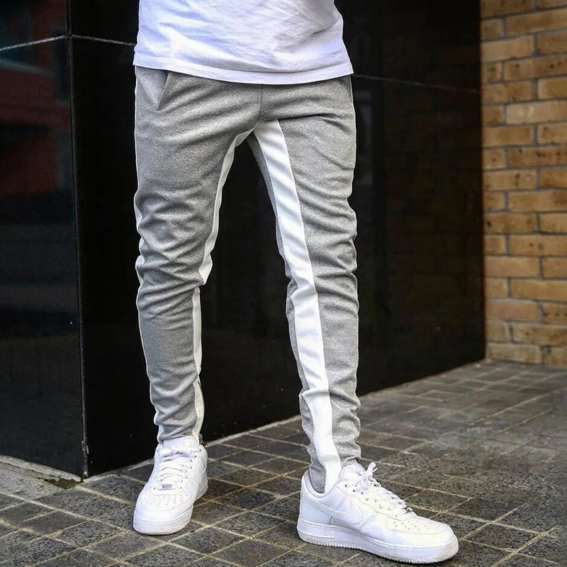Casual Fashion Pants Men Sportwear Track Tracksuit Gyms Fitness Trousers For Men Hip Hop Black Clothing Joggers Sweatpants Men