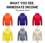 Mens Sweatshirt On Clearance Sale Fashion Casual New in Hoodies Soft Loose Pullovers Fleece Autumn Unisex Loose Clothing