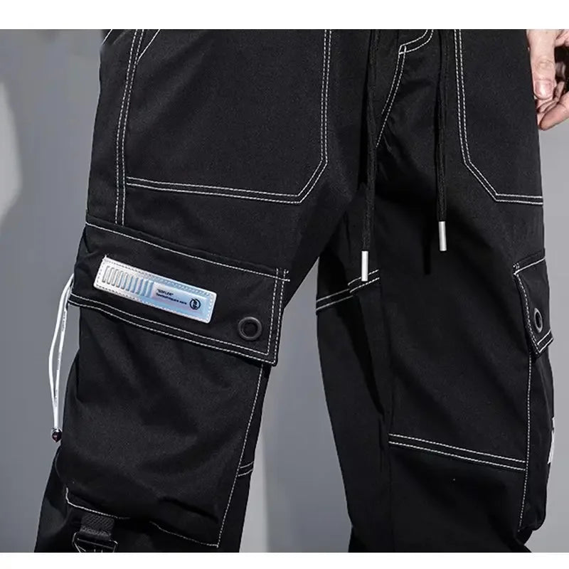 Summer Thin Workwear Loose-Fit Men's Casual Pants Korean Style Trendy Brand Plus Size Versatile Pocket Comfortable Pants