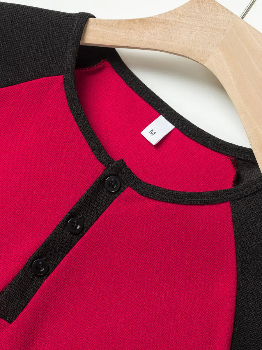 Men's Summer Quick-dry  Shirt Button-down Henry Collar Sport  Top Thin Cool Sensation Pure Color Other Style