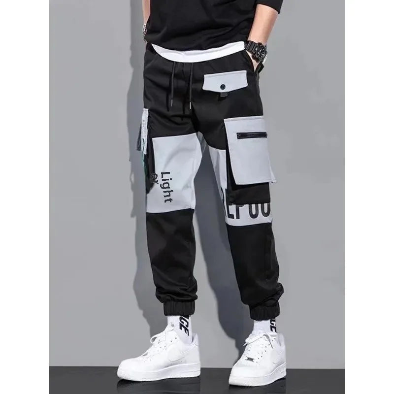 Summer Thin Workwear Loose-Fit Men's Casual Pants Korean Style Trendy Brand Plus Size Versatile Pocket Comfortable Pants
