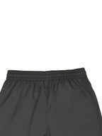 Men's Solid Color Casual Pants with Drawstring Waist Regular Fit Comfy Trousers with Pockets for Spring And Fall