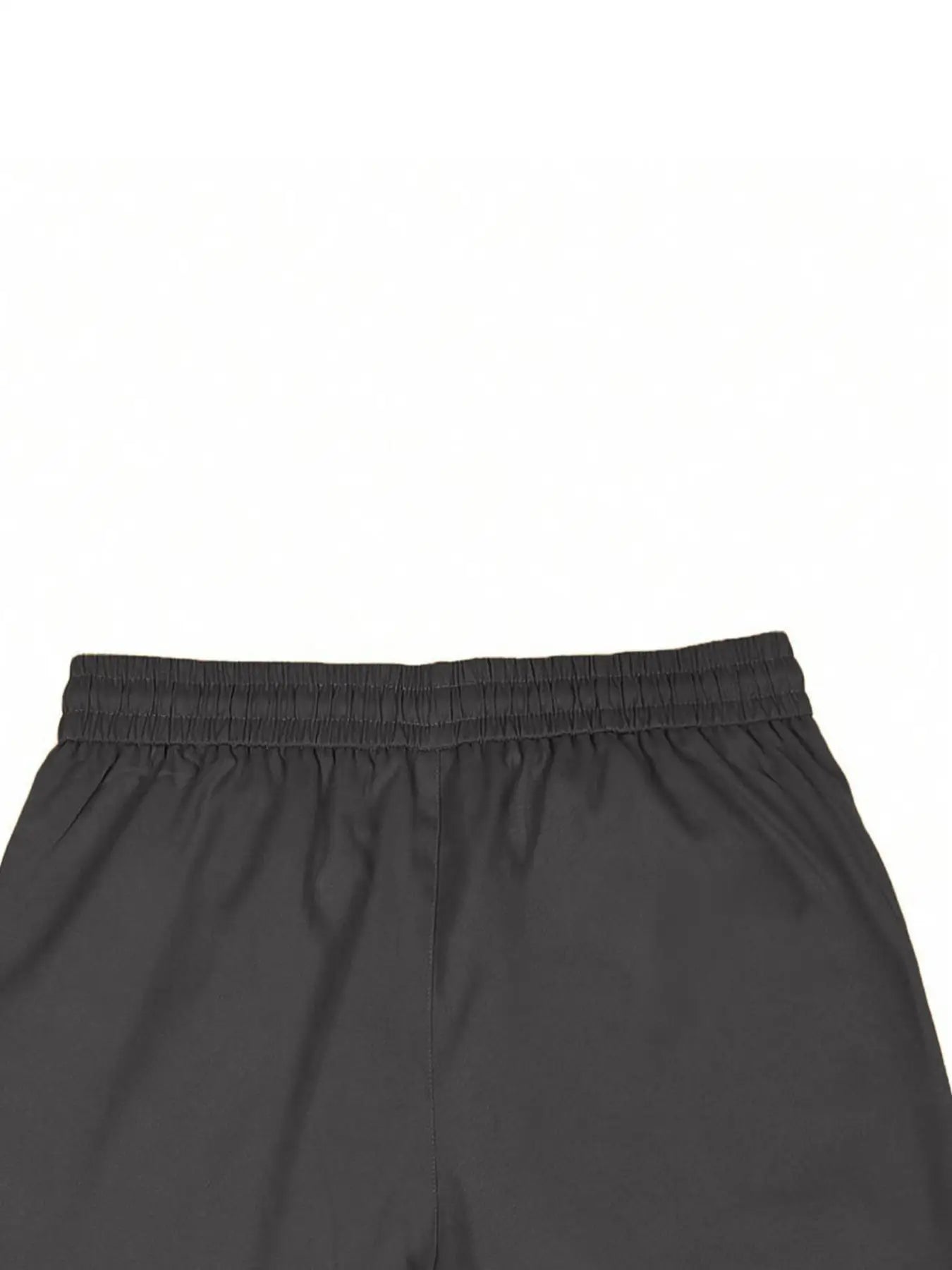 Men's Solid Color Casual Pants with Drawstring Waist Regular Fit Comfy Trousers with Pockets for Spring And Fall