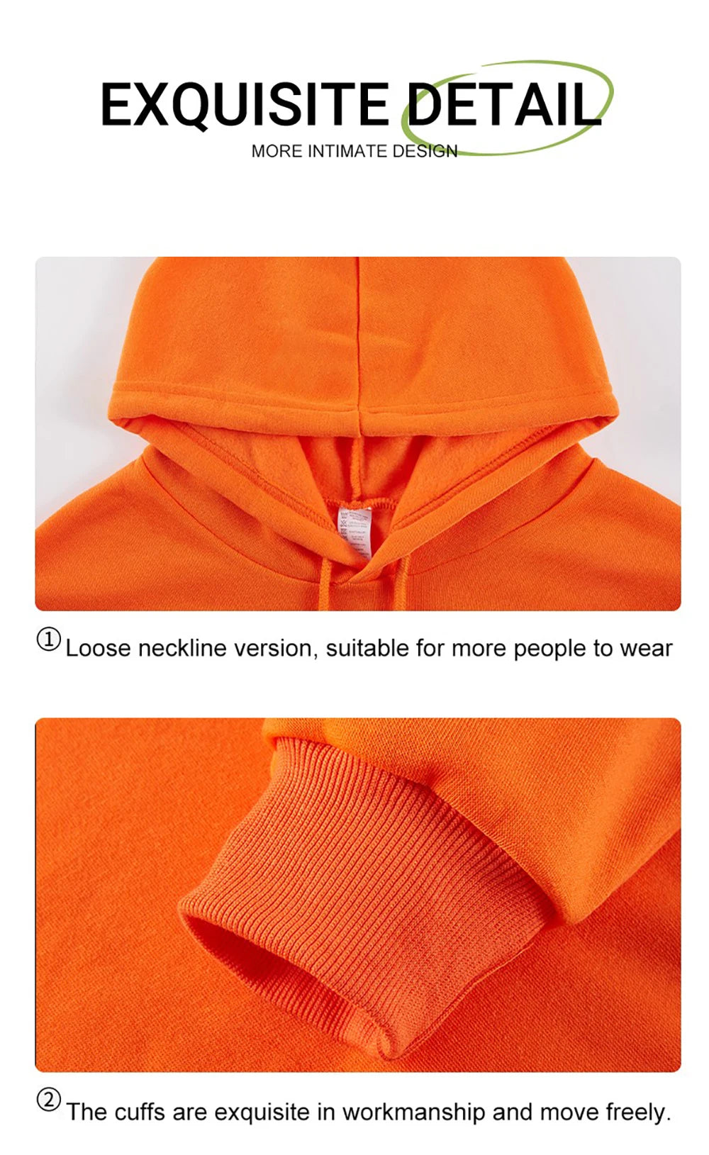 Mens Sweatshirt On Clearance Sale Fashion Casual New in Hoodies Soft Loose Pullovers Fleece Autumn Unisex Loose Clothing