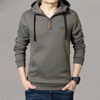 Spring Autumn Casual Hoodie Men Loose Fce Long Sve T-irt Sports Outerwear Comfortable Breathable Cotton Polyester Blend