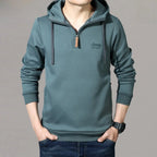Spring Autumn Casual Hoodie Men Loose Fce Long Sve T-irt Sports Outerwear Comfortable Breathable Cotton Polyester Blend