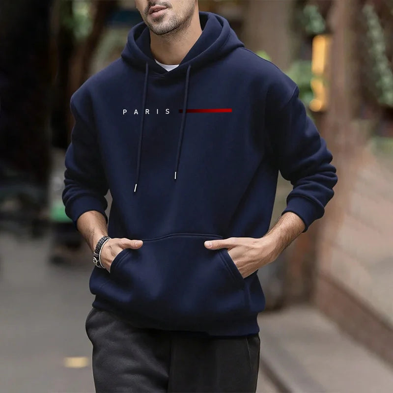 Autumn Winter Casual Daily Sports Clothing Fashion Sweatshirts Hot Sales Men's Tracksuit Hooded Mens Printing Quality Simplicity