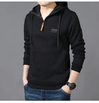Spring Autumn Casual Hoodie Men Loose Fce Long Sve T-irt Sports Outerwear Comfortable Breathable Cotton Polyester Blend