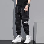 Summer Thin Workwear Loose-Fit Men's Casual Pants Korean Style Trendy Brand Plus Size Versatile Pocket Comfortable Pants