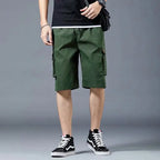 Loose Casual Basketball Shorts for Men Summer Trendy American Style Loose plus Size Workwear Five-Quarter Length Pants