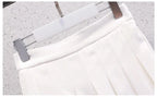 Girls Summer Casual Striped Sailor Collar Short Sleeve Suits 4 6 8 10 12 14 Years Girls JK Style Fashion Tops+Skirts 2pcs Sets