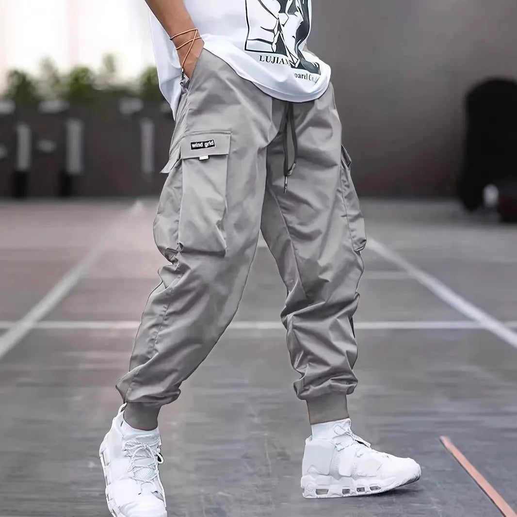 Loose Casual Men's Workwear Pants Spring Autumn New Style Trendy Brand Versatile Long Pants Polyester Blend Fabric for Daily ...