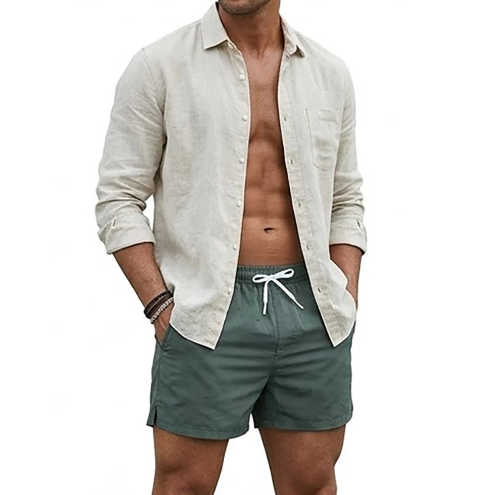 Mens Summer Outdoor Sports Shorts Quick Dry Athletic Workout Shorts with Pockets Lightweight Running Gym and Casual Beach Pants