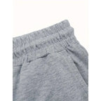 Men's Simple Solid Color Drawstring Belt Shorts, Casual and Versatile Summer New Y2K Unisex Sports Street Style Clothing