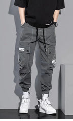 Summer Thin Workwear Loose-Fit Men's Casual Pants Korean Style Trendy Brand Plus Size Versatile Pocket Comfortable Pants