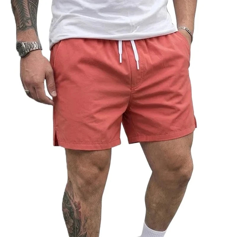 Mens Summer Outdoor Sports Shorts Quick Dry Athletic Workout Shorts with Pockets Lightweight Running Gym and Casual Beach Pants