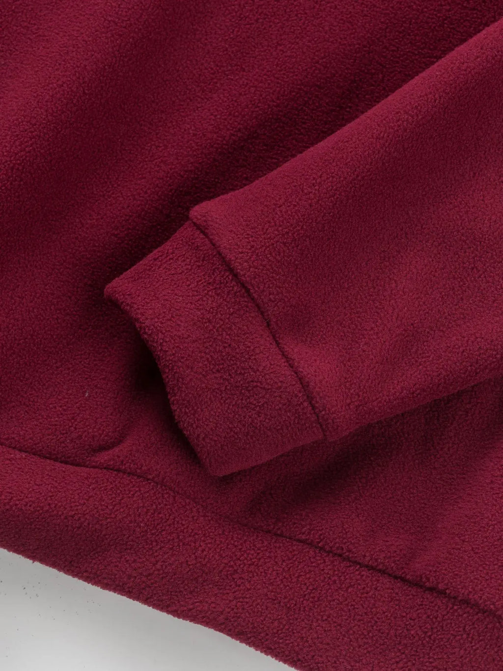2025 New Men's Double-sided Fleece Half-Zip Casual Hoodie Jacket Autumn Winter Polyester Fiber Sporty Loose Fit Fashion Urban