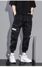 Summer Thin Workwear Loose-Fit Men's Casual Pants Korean Style Trendy Brand Plus Size Versatile Pocket Comfortable Pants
