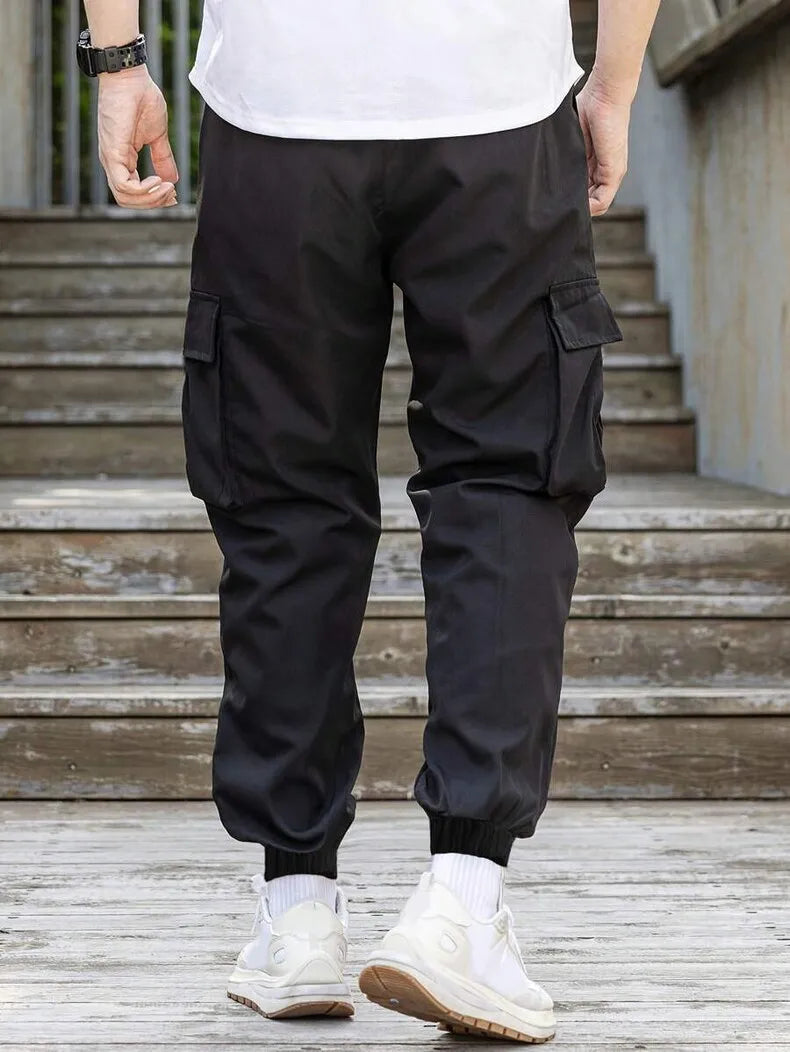American Retro Printed Cargo Pants Straight Leg Neutral Style Casual Trousers for Men And Women Spring Season Fashion