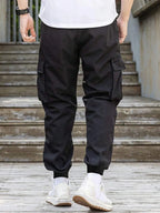 American Retro Printed Cargo Pants Straight Leg Neutral Style Casual Trousers for Men And Women Spring Season Fashion