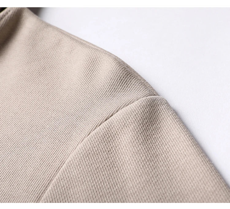 Spring Autumn Thin Pure Cotton Hoodie Men's Slim Fit Korean Sle Trendy  Color Long Sve T-irt Casual Comfortable