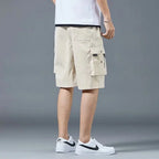 Loose Casual Basketball Shorts for Men Summer Trendy American Style Loose plus Size Workwear Five-Quarter Length Pants