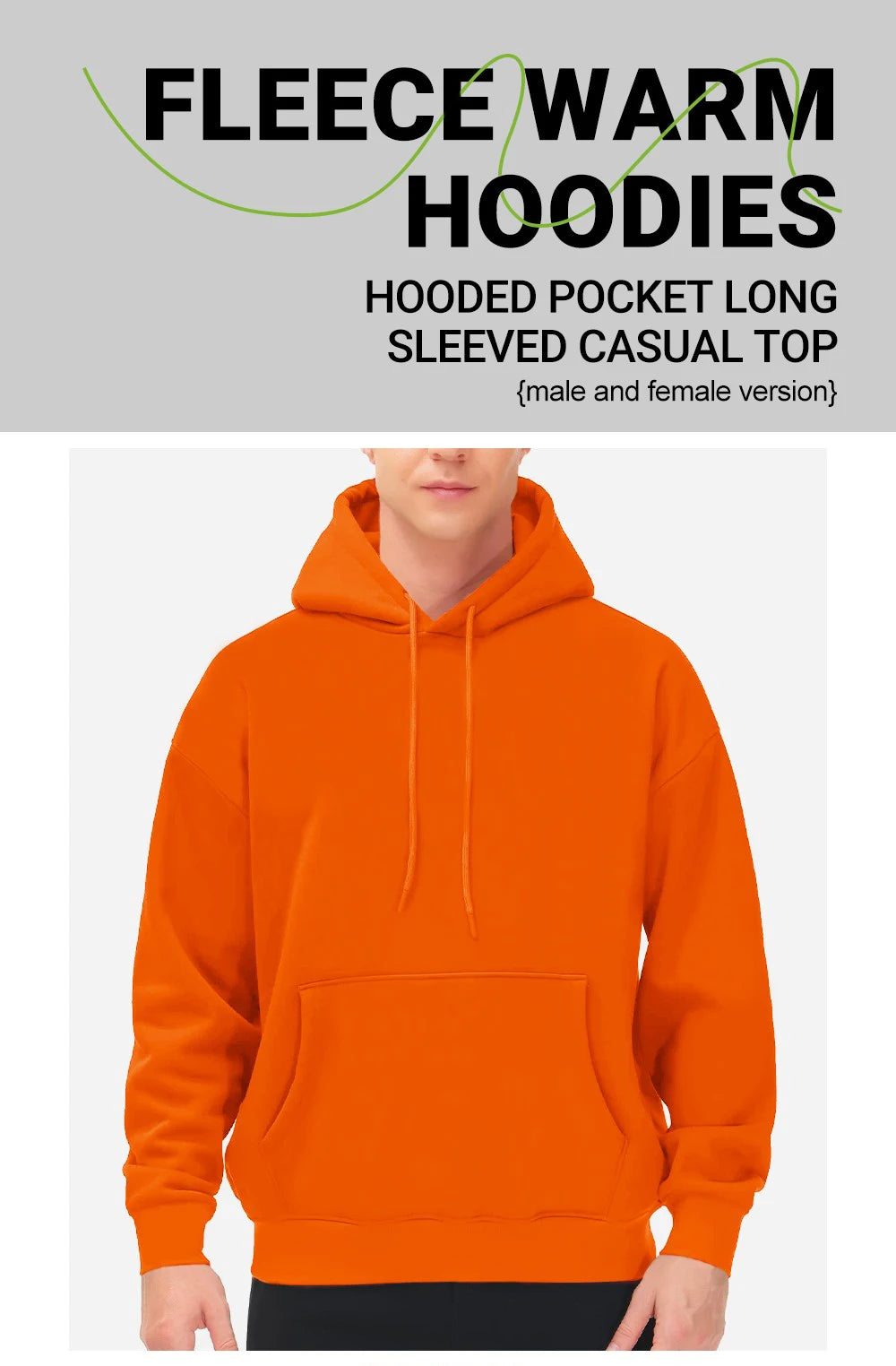 Mens Sweatshirt On Clearance Sale Fashion Casual New in Hoodies Soft Loose Pullovers Fleece Autumn Unisex Loose Clothing