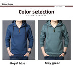 Spring Autumn Casual Hoodie Men Loose Fce Long Sve T-irt Sports Outerwear Comfortable Breathable Cotton Polyester Blend