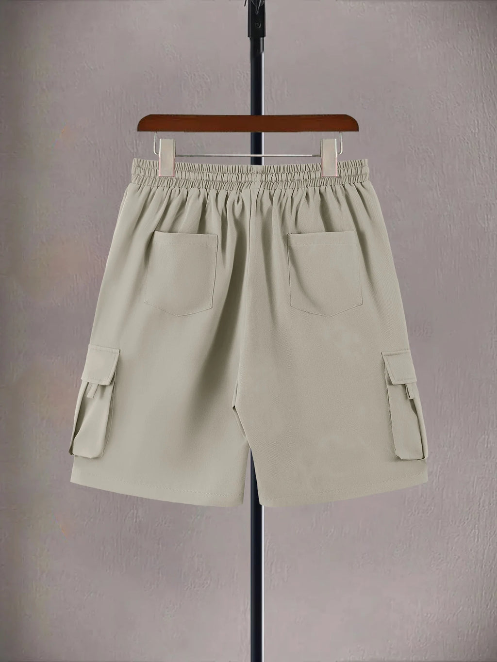 Cargo Multi Pocket Drawstring Casual Shorts Men's Summer Loose Athletic 5 Inch Shorts