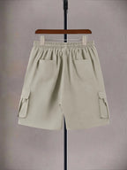 Cargo Multi Pocket Drawstring Casual Shorts Men's Summer Loose Athletic 5 Inch Shorts