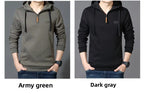 Spring Autumn Casual Hoodie Men Loose Fce Long Sve T-irt Sports Outerwear Comfortable Breathable Cotton Polyester Blend